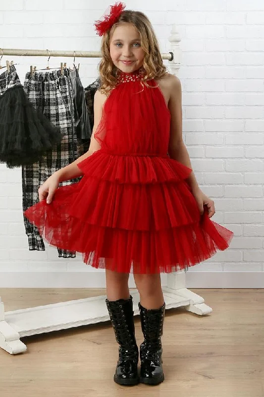 Sale Event cocktail party dressThe Delphine Red Dress