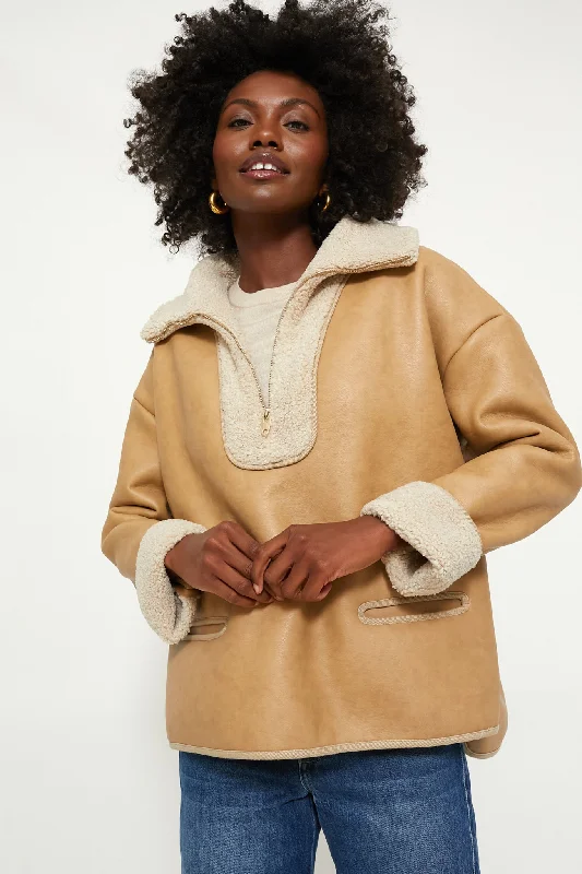Major Savings trendy jacketShearling Barritt Quarter Zip