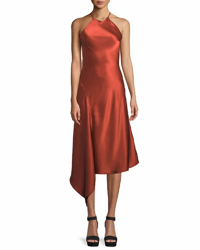 Time-Limited Offer fitted bodycon dressLucy Dress In Rust
