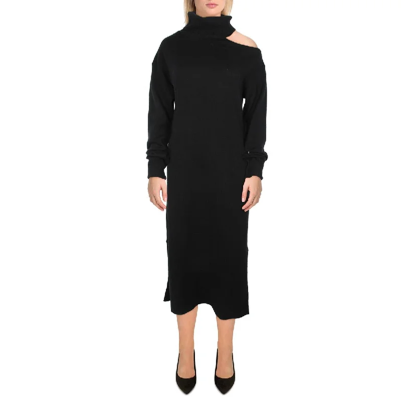 Best Deals party dressPaige Womens Raundi Wool Blend Cold Shoulder Sweaterdress