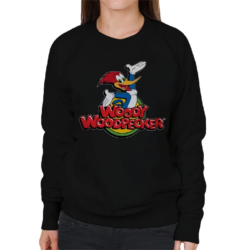 Crazy Deals stylish training hoodieWoody Woodpecker Classic Logo Women's Sweatshirt