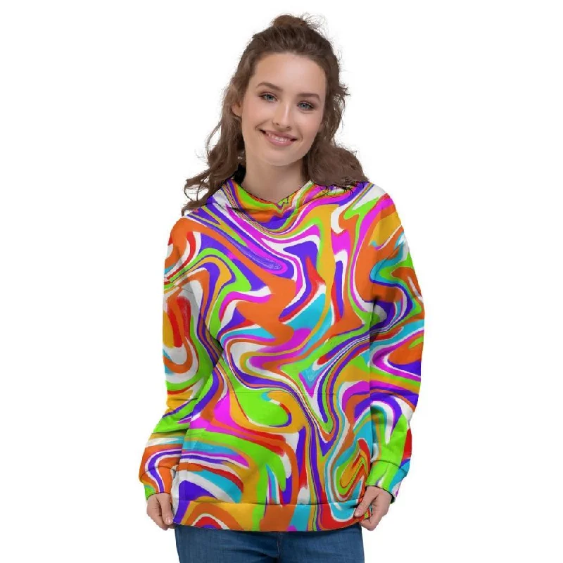 Super Bargain Colorful Abstract Women's Hoodie