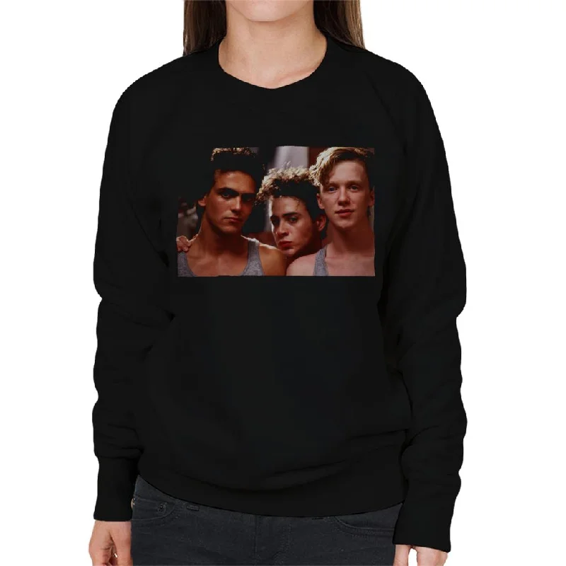 Super Sale fitted workout sweatshirtWeird Science Ian Max And Gary Women's Sweatshirt
