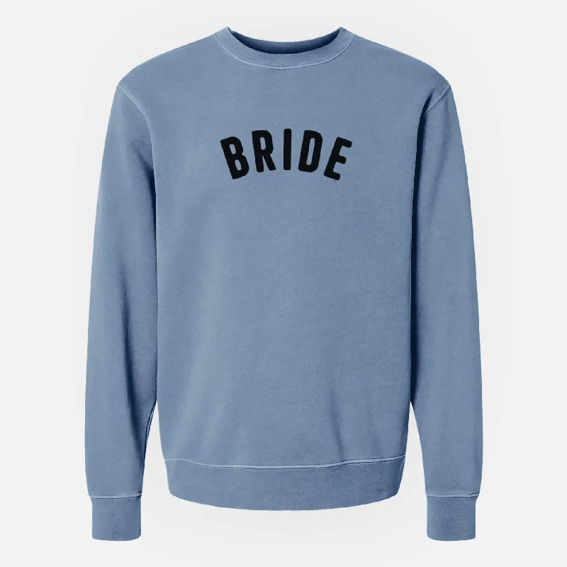 Daily Specials warm workout hoodieBride - Articulate Collection - Unisex Pigment Dyed Crew Sweatshirt