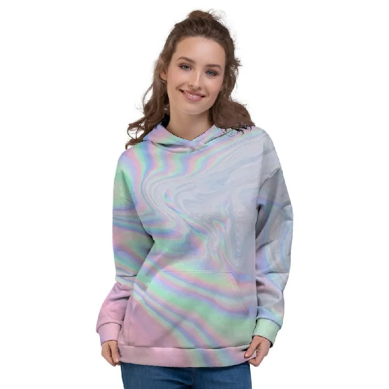 Value Deals Holographic Abstract Women's Hoodie