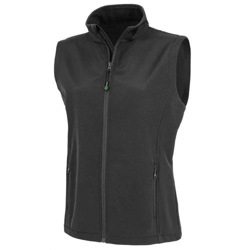 Savings Alert warm jacketResult Genuine Recycled Womens/Ladies Softshell Printable Body Warmer