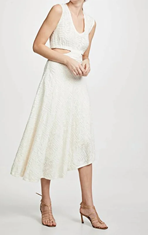 Limited Quantity draped dressAffair Dress In White