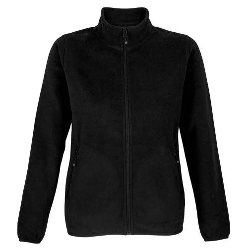 Mega Sale sporty puffer jacketSOLS Womens/Ladies Factor Microfleece Recycled Fleece Jacket