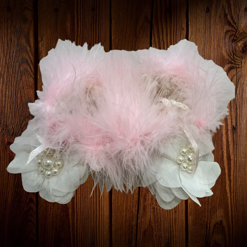 Exclusive Online Offer cocktail dressIvory and Pink Booties