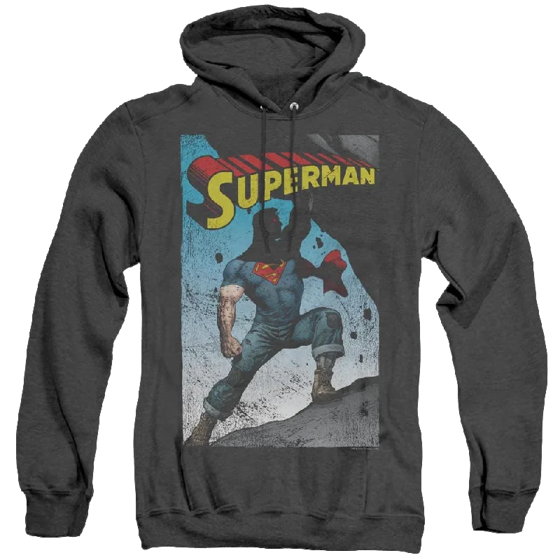 Discount Days modern athletic hoodieSuperman Alternate - Heather Pullover Hoodie