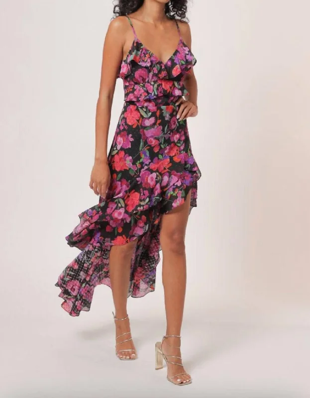 Buy Now one-shoulder dressMika Asymmetrical Dress In Multi