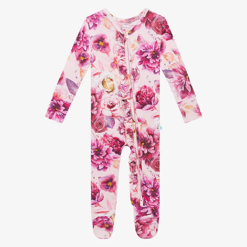 Blowout Sale chic slip dressPosh Peanut Amira Ruffled Footie