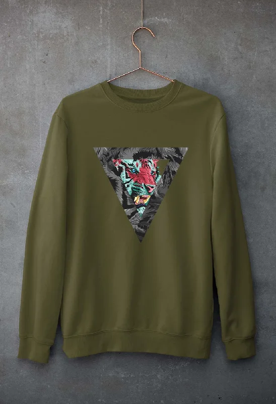 Buy Now athletic casual sweatshirtTiger Unisex Sweatshirt for Men/Women