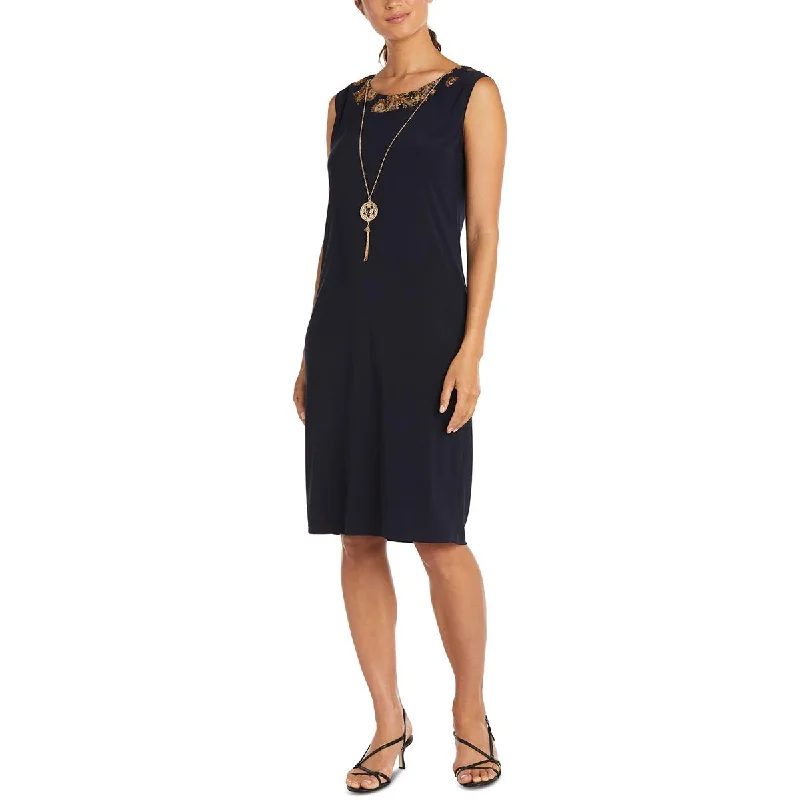 Discount Deals textured dressR&M Richards Womens Foiled Knee-Length Shift Dress