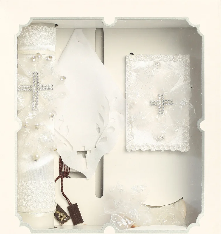 Shop and Save puff sleeve dressBaptism Candle Set