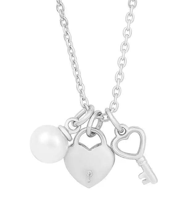 The Best Prices off-the-shoulder dressLily Nily Heart Lock Necklace