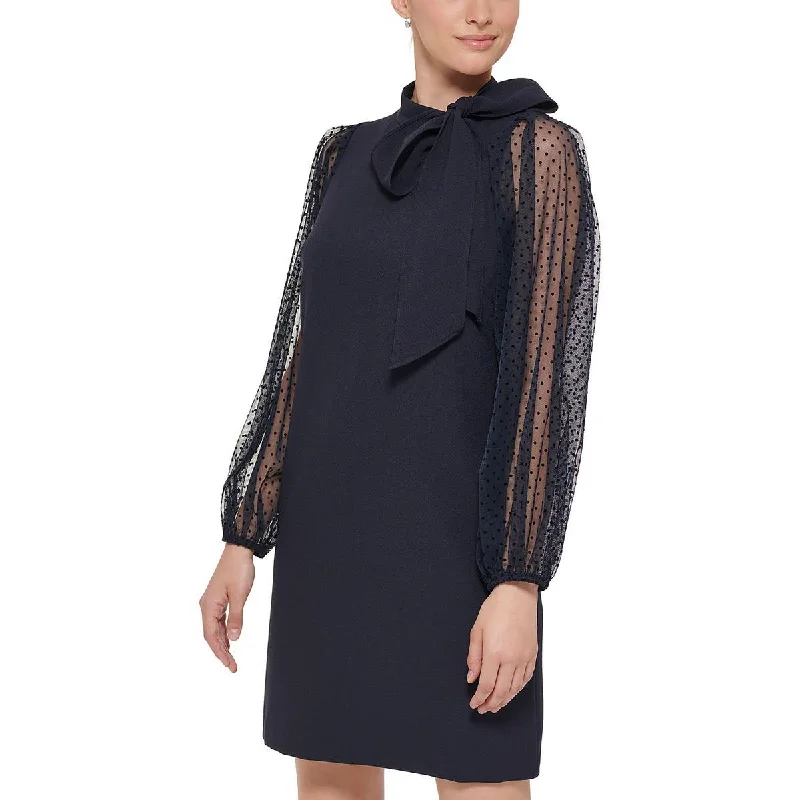 Stock Up and Save trendy dressVince Camuto Womens Petites Tie Neck Mini Cocktail and Party Dress Stock Up and Save trendy dressVince Camuto Womens Petites Tie Neck Mini Cocktail and Party Dress