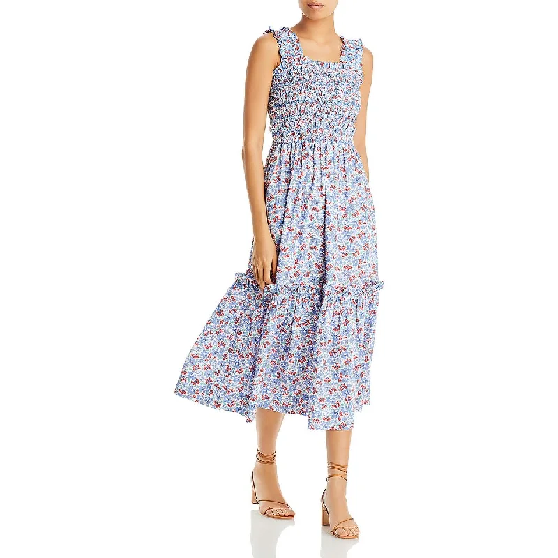 Early Access wool dressSea New York Womens Peggy Cotton Mid-Calf Midi Dress