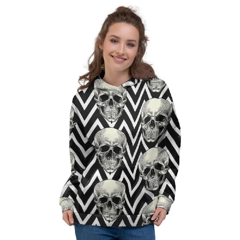 Exclusive Deal Geometric Skull Women's Hoodie