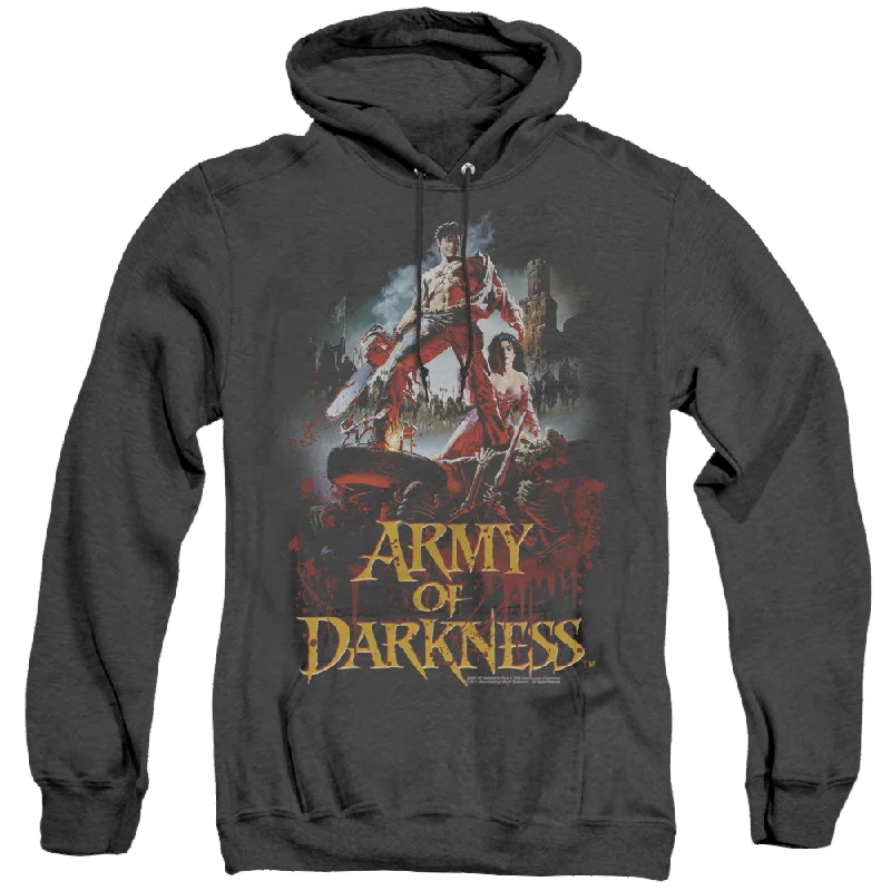 Special Savings graphic hoodie with printArmy Of Darkness Army Of Darkness/Bloody Poster - Heather Pullover Hoodie
