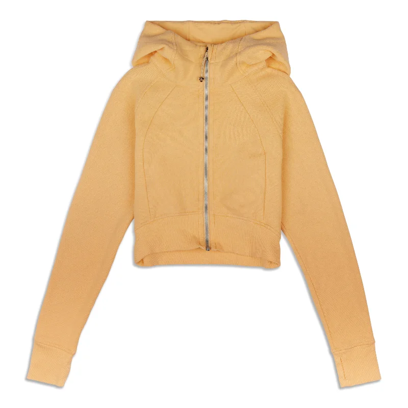 Huge Discounts Scuba Full-Zip Cropped Hoodie - Resale