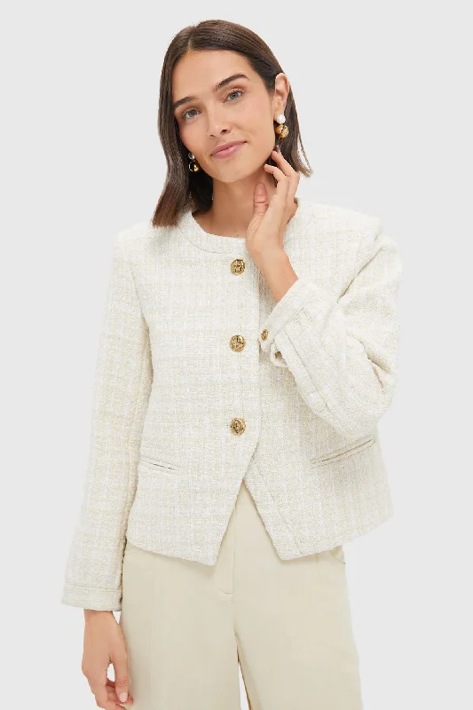 Discount Deals comfortable jacketCream Tweed Sommers Jacket