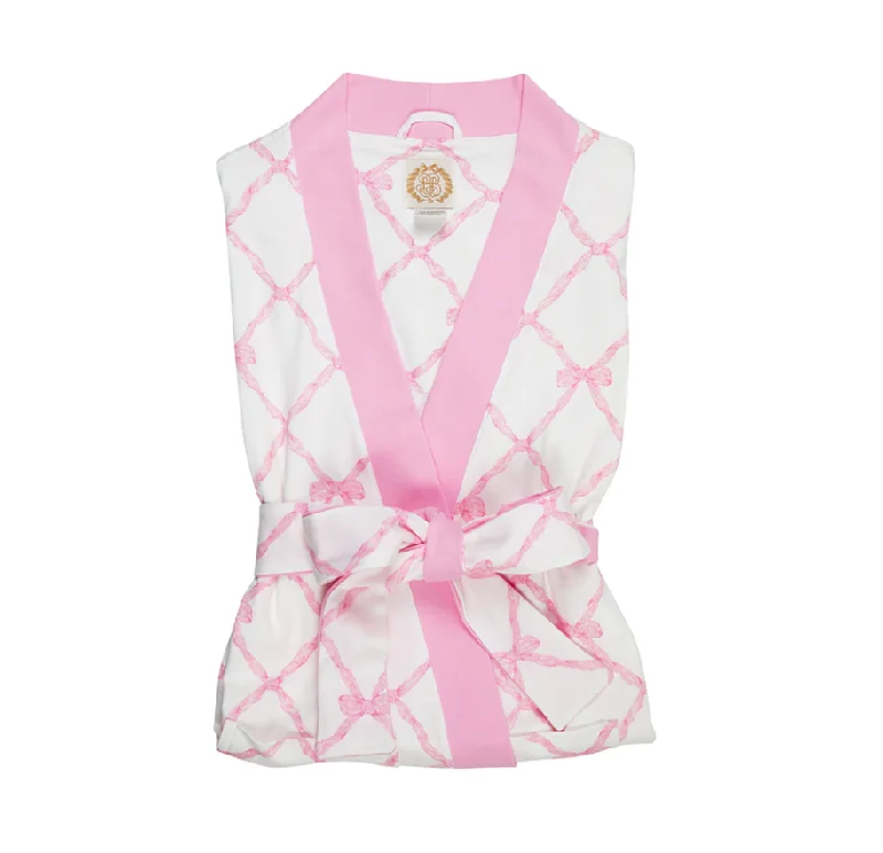 Stock Up and Save playful dressBelle Meade Bow Pier Party Pink Robe
