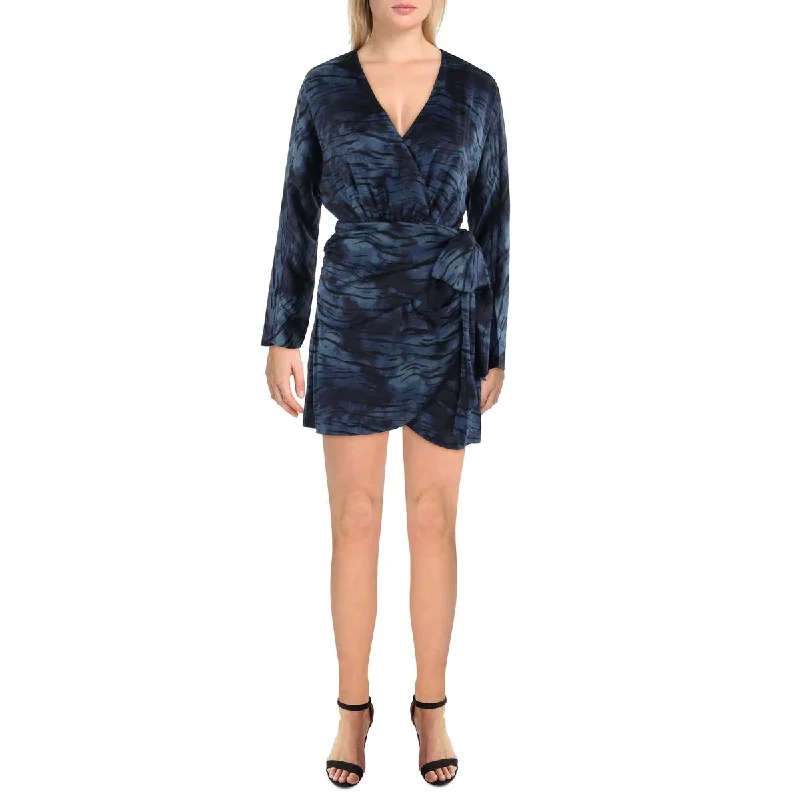 Shop and Save casual slip dressTart Womens Isono Printed Mini Wrap Dress