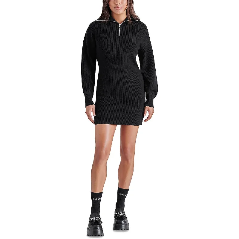 Limited Time flowy dressSteve Madden Womens Rowena Knit Mini Sweaterdress
