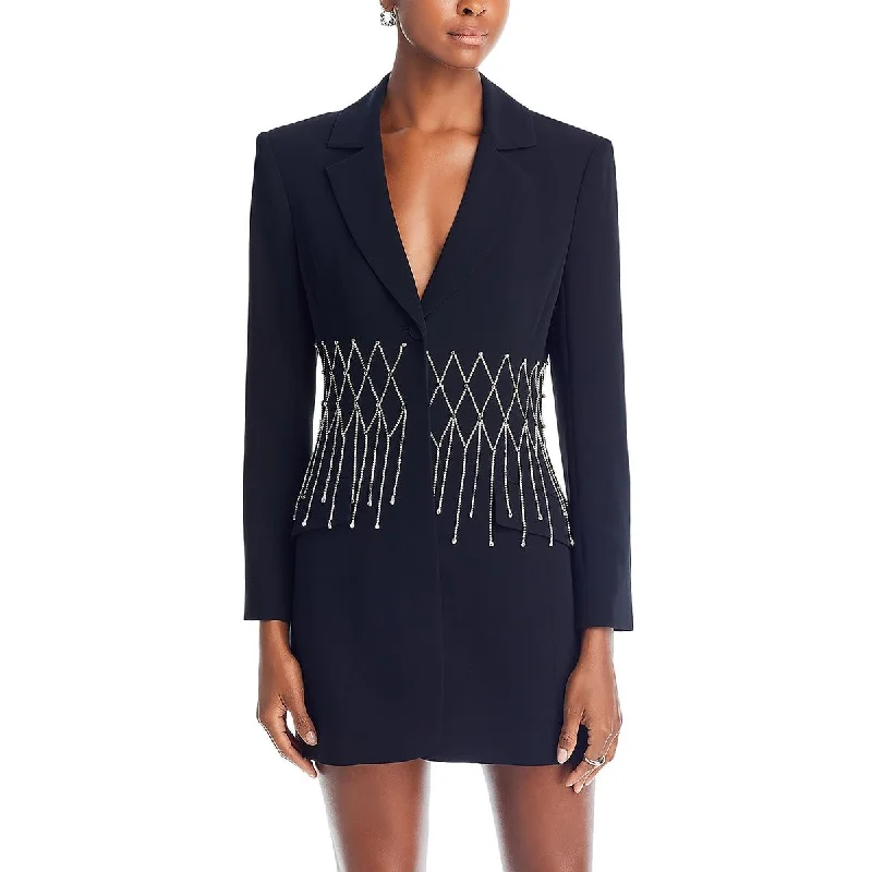 Must-Have Deals knit dressCinq a Sept Womens Embellished Long Sleeve Mini Dress