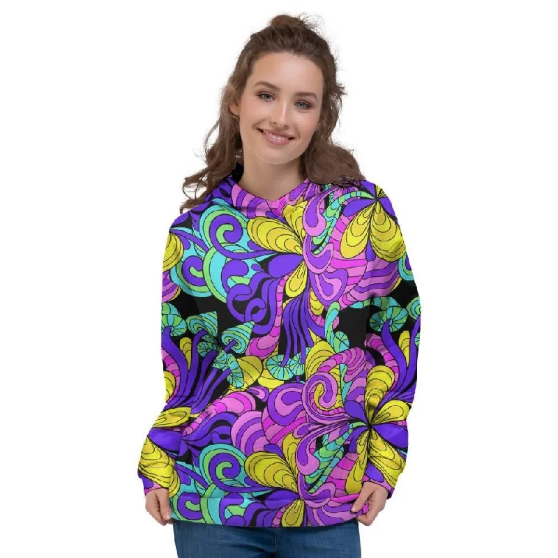 Must-Have Deals Hippie Psychedelic Mushroom Women's Hoodie