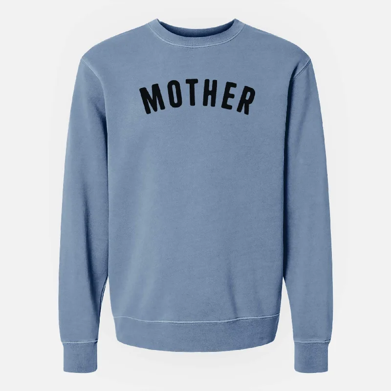 Final Clearance stylish athletic hoodieMother - Articulate Collection - Unisex Pigment Dyed Crew Sweatshirt