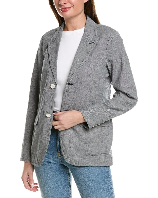 Deep Discounts retro jacketAlex Mill Boy Linen-Blend Blazer
