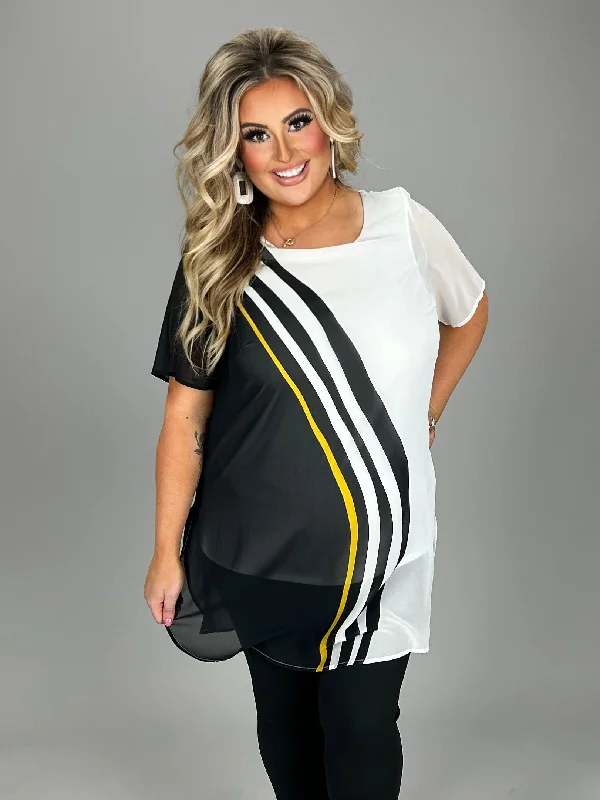 Discount Deals floral midi dressSALE!!! CP-A {Alfani} Black White Print Tunic