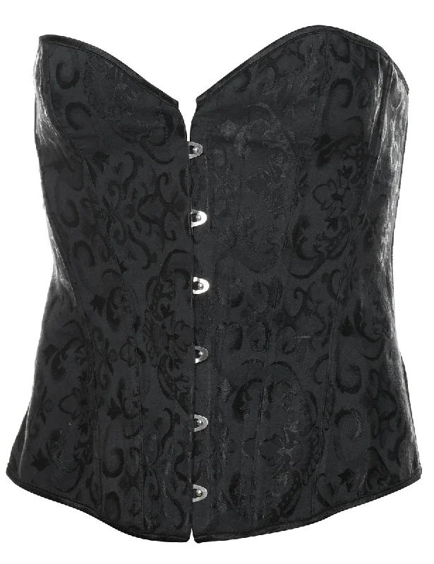Bargain Blast stylish jacketJacquard Pattern Corset - S