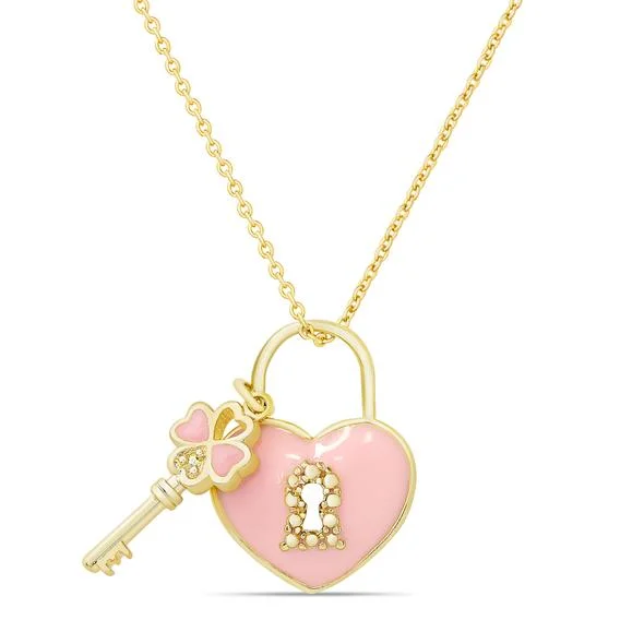 Bargain Prices elegant shift dressLily Nily Heart & Lock Pendant