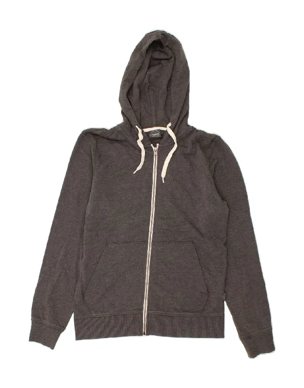 Discount Extravaganza JACK & JONES Mens Zip Hoodie Sweater Medium Grey Cotton