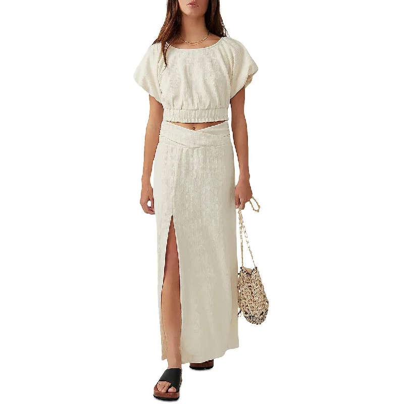 Deep Discounts stylish dressFree People Womens Tovah 2PC Set Puff Sleeves Two Piece Dress Deep Discounts stylish dressFree People Womens Tovah 2PC Set Puff Sleeves Two Piece Dress