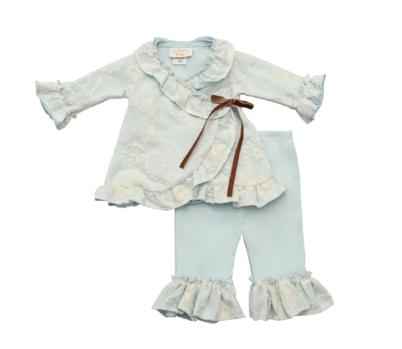 Final Sale casual evening dressHaute Baby Powder Fresh Kimono Set