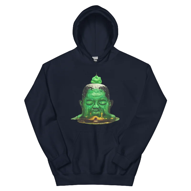 Low Prices Melting Buddha Graphic Hoodie