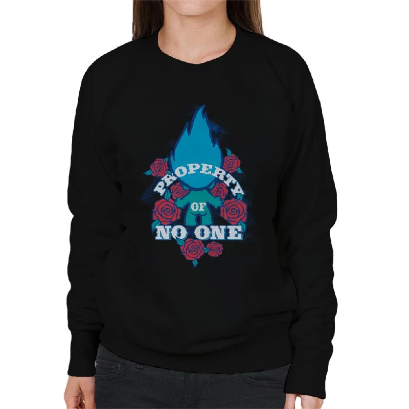 Last Chance oversized sports sweatshirtTrolls Roses Property Of No One Women's Sweatshirt Last Chance oversized sports sweatshirtTrolls Roses Property Of No One Women's Sweatshirt
