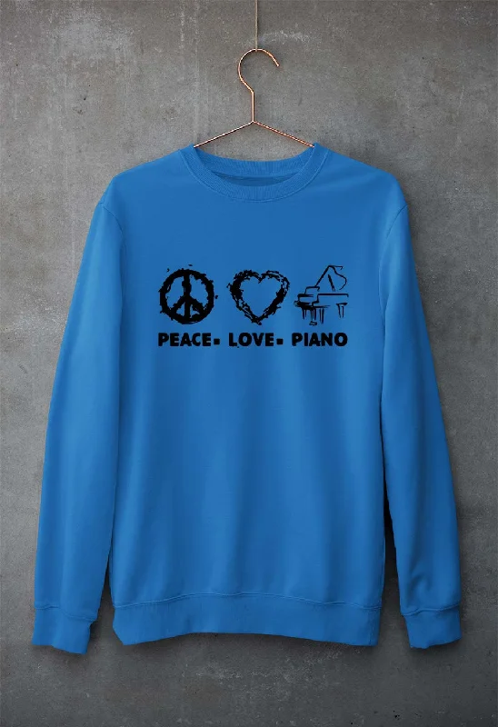 Special Savings warm workout hoodiePeace Love Piano Unisex Sweatshirt for Men/Women