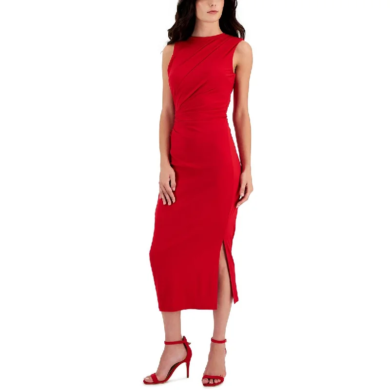 Online Only ruched dressSam Edelman Womens Slouchy Long Evening Dress