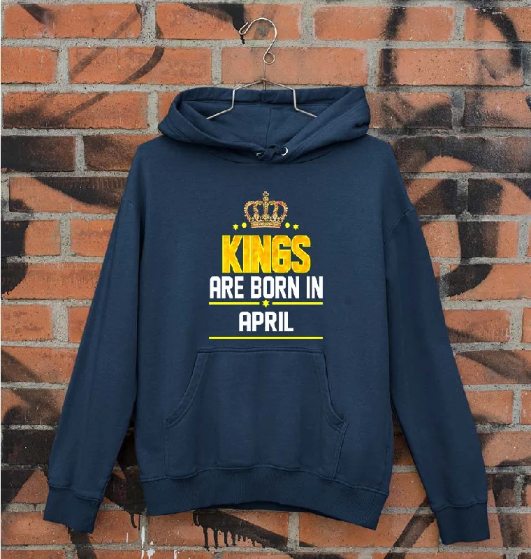 Savings Galore graphic hooded sweatshirtKings Are Born In April Unisex Hoodie for Men/Women