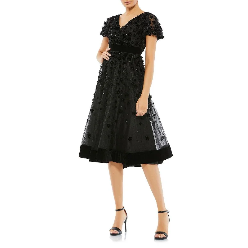 Extra Savings layered dressMac Duggal Womens Embellished Midi Cocktail and Party Dress Extra Savings layered dressMac Duggal Womens Embellished Midi Cocktail and Party Dress