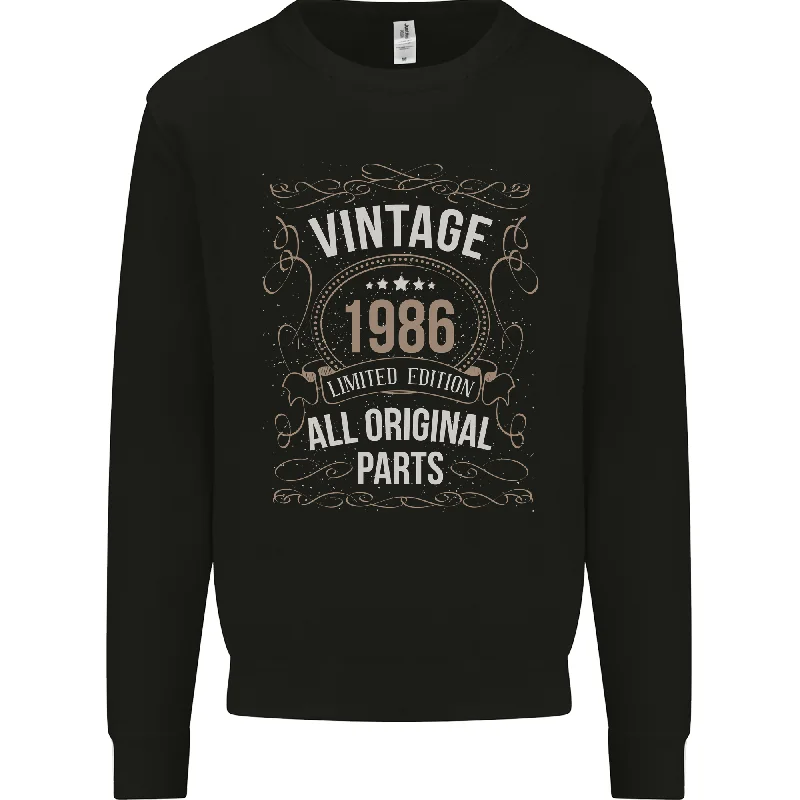 Price Rollback luxe gym hoodie38th Birthday Limited Edition 1986 Mens Sweatshirt Jumper
