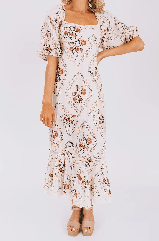 Deep Discounts formal dressFREE PEOPLE - All The Attitude Printed Maxi Dress