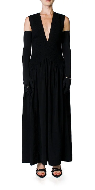 Instant Discount off-the-shoulder dressJacqueline Dress In Black
