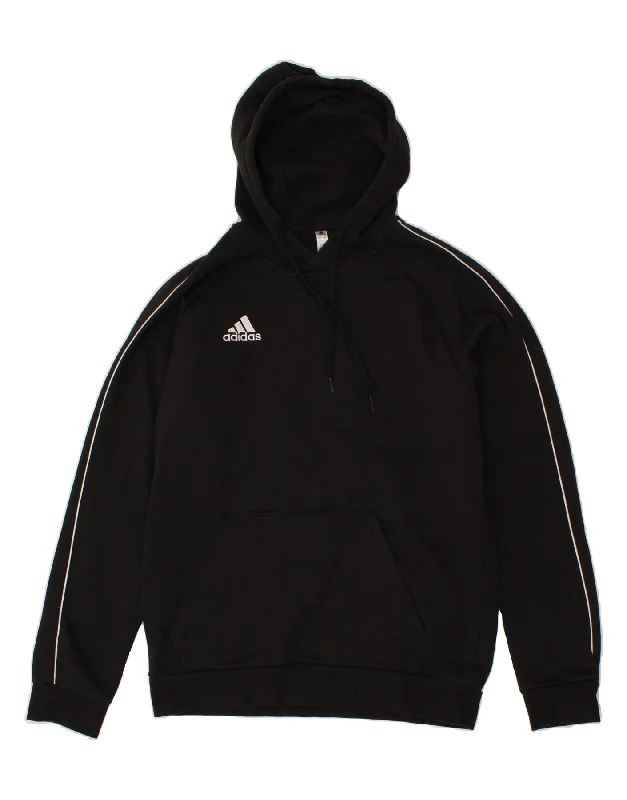 Big Discounts ADIDAS Mens Hoodie Jumper Medium Black Cotton