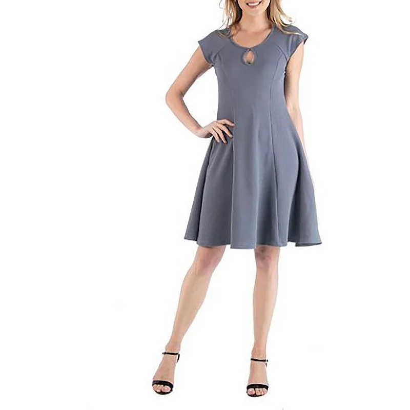 Clearance Sale t-shirt dress24seven Comfort Apparel Womens Plus Crepe Keyhole Fit & Flare Dress Clearance Sale t-shirt dress24seven Comfort Apparel Womens Plus Crepe Keyhole Fit & Flare Dress